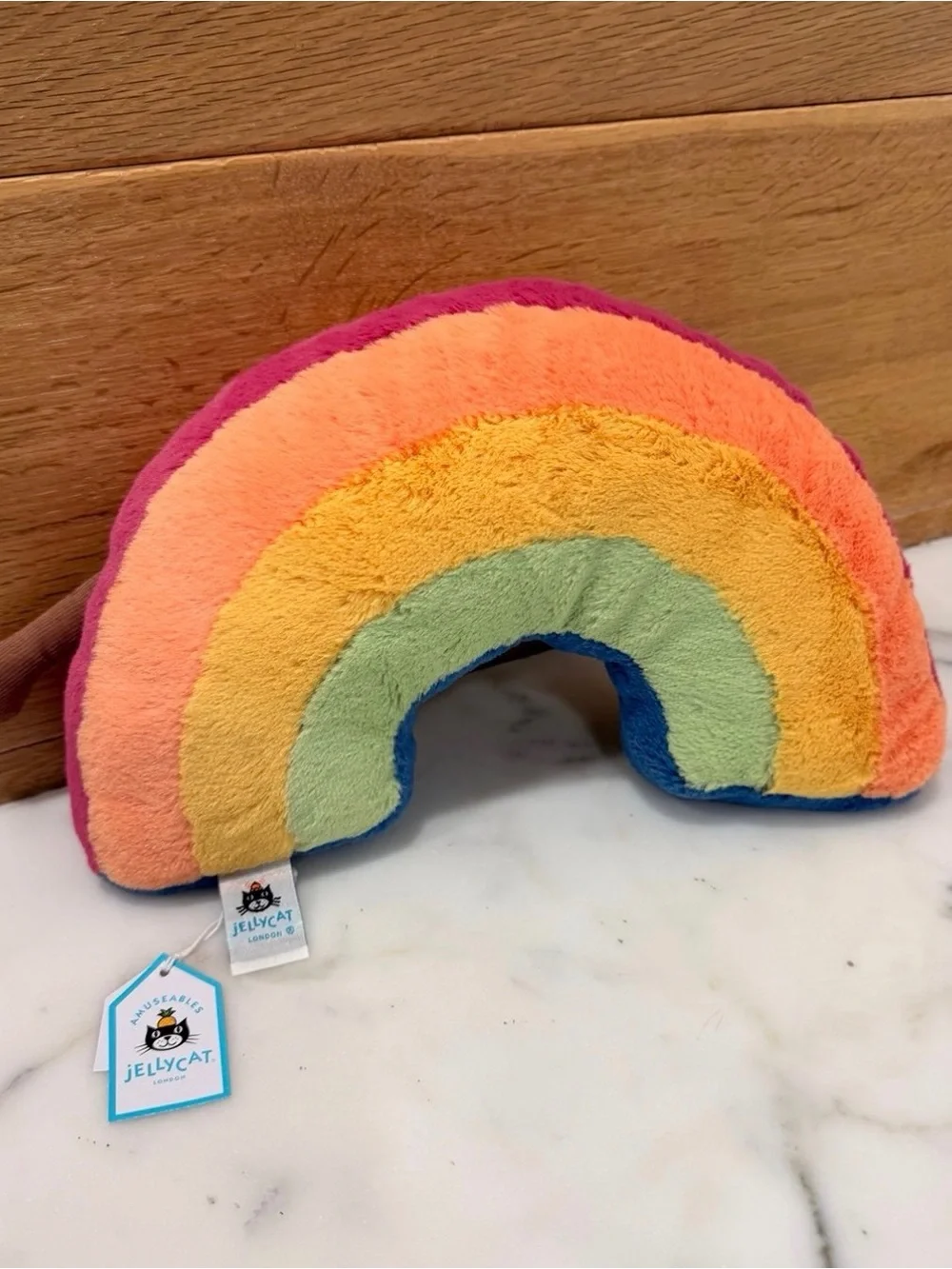 Jellycat amuseables rainbow with tags